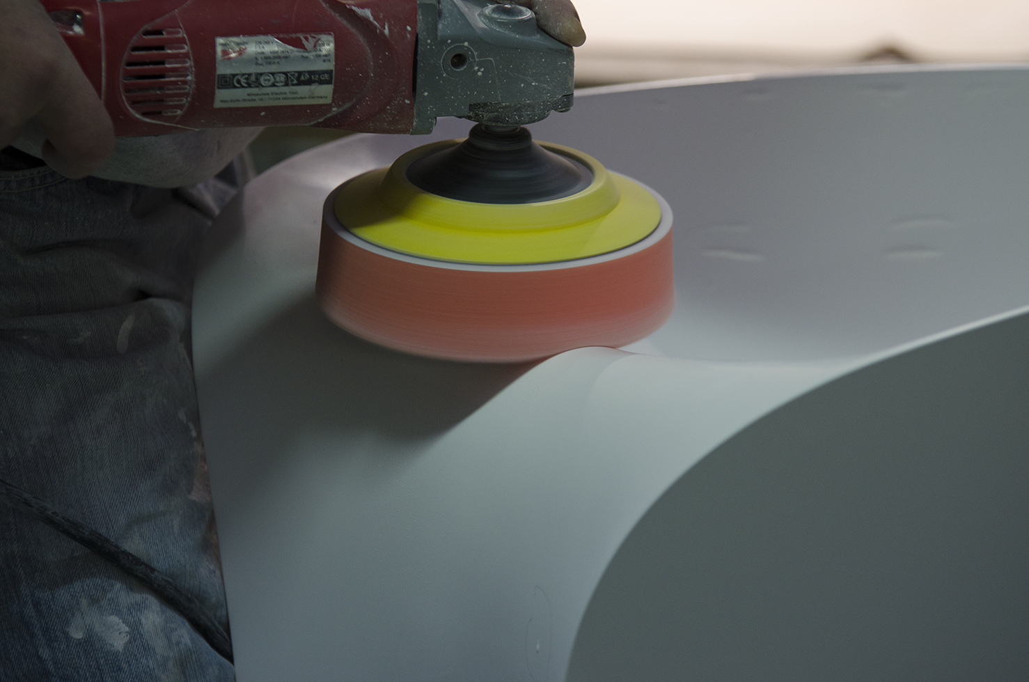 Riparazione – carteggiatura e lucidatura